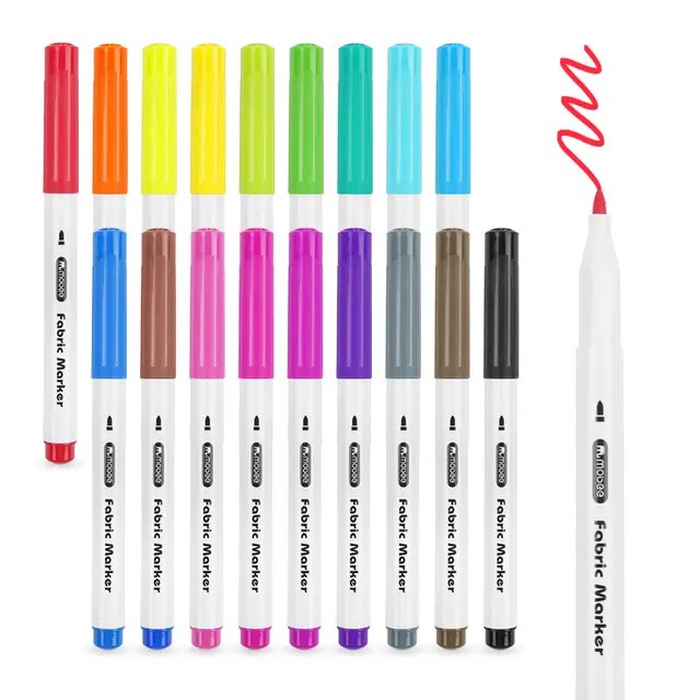 PACK 18 FEUTRES TEXTILES MOBEE - D'art et D'archi