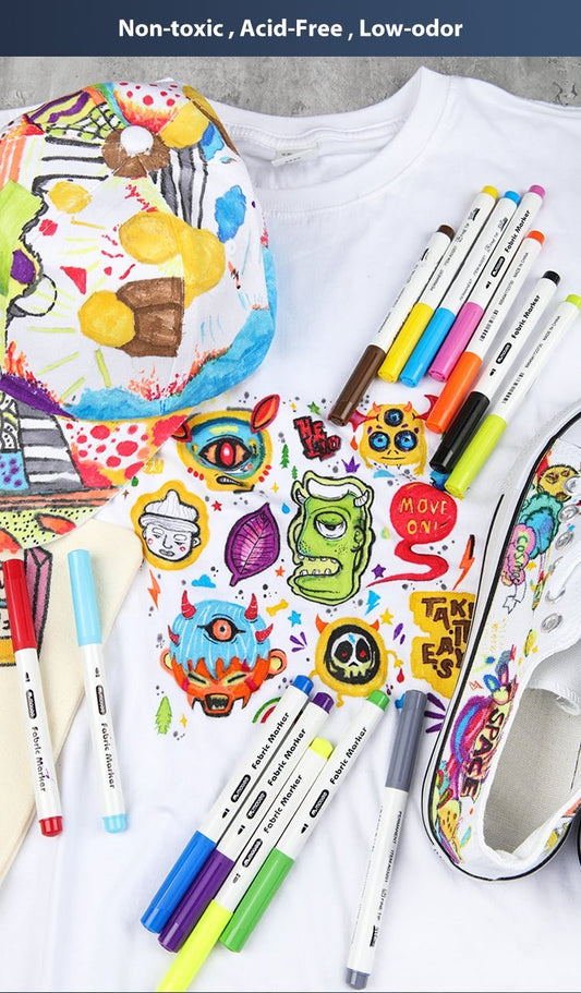 PACK 18 FEUTRES TEXTILES MOBEE - D'art et D'archi