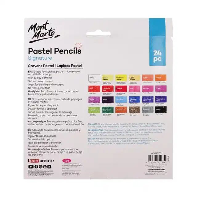 CRAYONS DE COULEUR PASTEL - D'art et D'archi