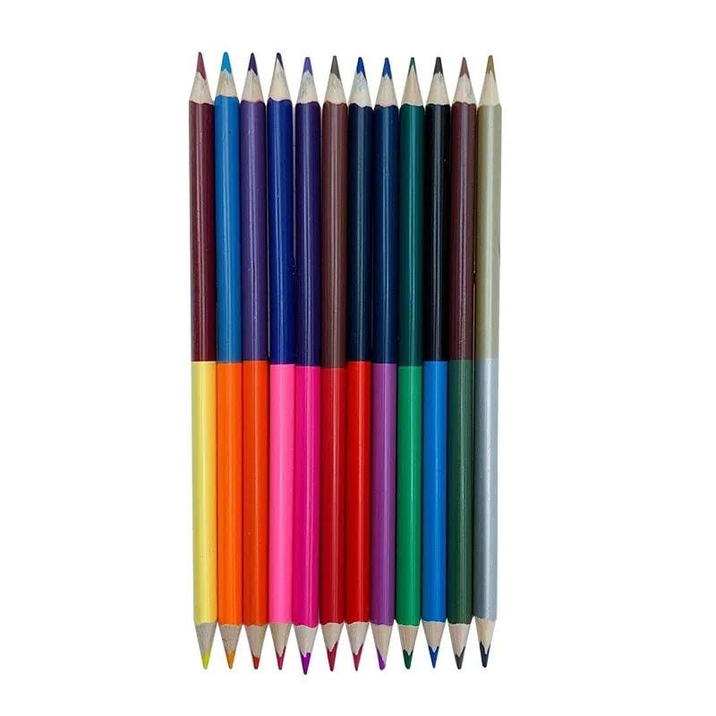 CRAYONS DE COULEURS DOUBLE TETE - D'art et D'archi